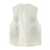 Popular Ropa de Mujer Transfronteriza de Aliexpress Exportación Venta al por Mayor Nuevo Zr Punto Holgado y Lindo Tops Bordados con Flores