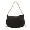 Estilo coreano pequeno saco quadrado saco de diamante cheio 2024 nova moda primavera e verão brilhante Diamond bolsa de pérolas cadeia crossbody bolsa para mulheres