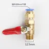 Interruptor de Manopla de Válvula de Bomba de Ar 2/4 Polegadas Válvula de Esfera Conjunto Completo de Acessórios para Compressor de Ar Interruptor de Válvula de Ar Válvula de Saída de Ar Totalmente de Cobre