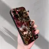 Atacado de capas de celular com estampa de leopardo retrô europeia e americana e estampas florais UV para iPhone 18 Pro; Capas protetoras iPhone AIR de material flexível