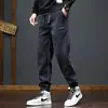 Fabricante Original 2025 Nuevos Pantalones Casuales Primavera, Otoño e Invierno Acolchados de Terciopelo Pantalones de Chándal para Hombre Pierna Ancha Leggings de Alta Gama