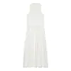 Z Estilo Europeu e Americano 2026 Nova Moda Temperamento Feminino Casual Elegante Cinto Vestido de Comprimento Médio 0387075