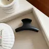 Pinza de Tiburón Grande Escarchada, Moderna y de Alta Gama, Pinza de Una Línea para la Parte Posterior de la Cabeza, Pinza para el Cabello Color Carey de Otoño e Invierno