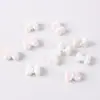 Acrílico Cuatro Vías Lazo Cuentas Redondas DIY Cadena para Teléfono Móvil Collar Accesorios de Cuentas Hechos a Mano Material de Cuentas Sueltas