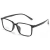 Marco Cuadrado Negro Marco TR Clásico Simple para Miopía de Hombre Marco de Gafas Ultraligero y Cómodo Marco Grande para Gafas Venta al por Mayor