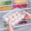Refrigerador de Cozinha Pote Quadrado Crisper Arroz Legumes e Frutas Caixa de Armazenamento de Alimentos Leves Caixa de Armazenamento de Alimentos Secos Feijões com Tampa Selada