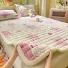 2026 Nova Classe A Grau Mãe e Bebê Outono e Inverno Espessado Quente Colchão de Lã de Leite Uso Doméstico Protetor de Cama Acolchoado Quente Cama
