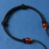 Cuerda de Mano Semi-Terminada Tejida a Mano Joyería para Cuerda de Mano Se Puede Ensartar Joyería de Mano DIY Cuerda de Mano de Cera de Abeja Dzi Pulsera Venta al por Mayor