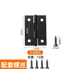 Dobradiça de aço inoxidável preto Amazon 1 polegada 2 polegadas 2,5 polegadas 3 polegadas 4 polegadas dobradiça de caixa de porta de madeira dobradiça plana