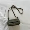 2026 Bolsos de Moda para Mujer Nuevo Estilo Moda Coreana Versátil Tejido Monedero de Hombro Único para Debajo del Brazo Bolso de Mano de Alta Gama