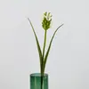 Galho Pequeno com 2 Folhas 42cm Jacinto Flor Artificial de Alta Qualidade Decoração de Casa Simulação Arranjo Floral Design Floral Criação de Arte Floral