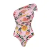 2026 Nuevo Traje de Baño Europeo y Americano Transfronterizo Floral Dulce Vacaciones en la Playa Manantial Caliente Traje de Baño de una Pieza Conjunto Conservador para Mujeres
