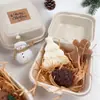 Nova Série de Natal Estética da Vida Conjunto de Natal Marmita Vela Aromaterapia Vela Pequena Lembrança Decoração de Mesa