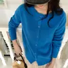 26 Cardigan de punto para mujer Otoño/Invierno 30% cachemira 70% lana, estilo básico, versátil, de alta gama, lujo ligero, suéter de cachemira rentable