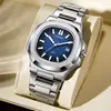 Comercio Exterior Transfronterizo Popular Reloj Nautilus Ultradelgado Luminoso Resistente al Agua Reloj de Cuarzo para Hombre Venta al por Mayor Reloj para Hombre Estilo Nuevo