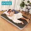 Cama inflable portátil Intex 64108 verde de doble flocado, cama doble para el hogar, venta al por mayor