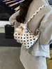 Bolsa de Tela Súper Popular de Nicho con Lunares para Mujer 2026 Nueva Versátil Bolso de Hombro Debajo del Brazo para el Trabajo Bolso Pequeño