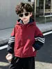 Chaqueta de invierno para niño con forro polar y mangas con cordón, diseño reversible, estilo coreano, abrigo de algodón engrosado para niños, calidad de exportación