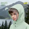Impermeable infantil, diseñado para uso escolar, impermeable de estilo largo para adolescentes, con compartimento para mochila, poncho de lluvia de nuevo estilo para niños y niñas