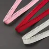 Cinta Elástica de 1 cm con Capullo de Flor para Máquina de Coser de Borde de Uña, Sujetador, Ropa Interior, Accesorios de Prenda y Encaje para Ropa