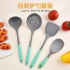Espátula de silicone utensílios de cozinha domésticos espátula de quatro peças colher de sopa multifuncional terno de silicone para cozinhar espátula de silicone