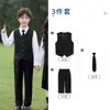 Nuevo traje de uniforme escolar negro para estudiantes de primaria, niños y niñas, uniforme de clase estilo colegial, toga de graduación, directo del fabricante