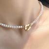 Accesorios DIY Plata esterlina S925 dulce versátil flor pequeña cierre de collar de perlas OT cadena para suéter pulsera con cuentas cierre plateado