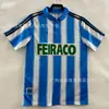 Temporada 97~98 la Coruna casa uniforme de futebol tailandês retrô clássico camisa velha de manga curta pode ser impressa