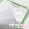 Bolsa de archivo con cremallera Dopamine para estudiantes de primaria y secundaria, apertura grande, alto valor estético, para guardar exámenes y libros
