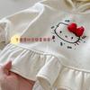 Sudadera de Forro Polar para Niñas de 0 a 5 Años Invierno Ropa Coreana para Niños Sudadera con Capucha y Falda para Bebé Niña Ropa de Invierno para Niños Ay708