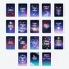 Cartões Românticos Modelo Novo 18 Peças Céu Estrelado Transfronteiriço, Decoração de Diário Mensagem Luz das Estrelas, Enfeites de Mesa, Pequenos Cartões Sonhadores Atacado