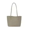 Bolsa de palha tecida de alta qualidade para mulheres, novo estilo 2026, grande capacidade, para o dia a dia casual, ombro único, bolsa de mão, simples