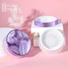 Caja Redonda Magnética de 15g para Cojín de Aire, Base Correctora, Crema BB con Hoja Superior, Maquillaje de Belleza, Caja Sub-paquete Flip Material