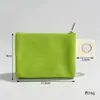 Cartera de monedas de gran capacidad Amazon hecha a mano DIY bolsa de lona 100% algodón color sólido cremallera engrosada bolsa de almacenamiento bolsa de mezclilla