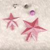 Hongyu Pó Rosa Árvore de Natal Top Estrela 15/20cm Tridimensional Plástico Estrela de Natal Decorações de Natal
