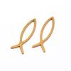 Nova pulseira clipe de orelha colar pequenos acessórios diy jóias de cobre acessórios atacado cross-border simples geométrico peixe