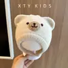 Novo Chapéu de Bebê Inverno Engrossado Pelúcia Fofo Porco Desenho Animado Proteção de Orelha Baotou À Prova de Vento Chapéu para Bebê de Meses Pequenos