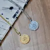 Luochen Collar Colgante de Flores de Cumpleaños Sencillo y de Moda Estilo Europeo y Americano Diseño Creativo de Nicho Joyería Exquisita de Cadena para la Clavícula