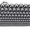 Novo Produto Grau A Pedras de Fígado Pretas Contas Redondas Contas Naturais Contas Soltas Acessórios para Joias DIY Pulseira Colar Materiais Semi-Acabados