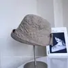 Sombrero de Pescador Simple con Lazo Estilo Japonés para Mujer, Sombrero Cubo de Invierno Ligero y Cálido, Elegante Sombrero de Tela Versátil de Moda
