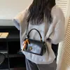 Bolso de Nicho para Mujer Retro 2025 Nuevo Otoño e Invierno Versátil Bolso Cruzado Estilo Coreano Simple Sentido Diario Bolso de Hombro Bolso Cuadrado Pequeño