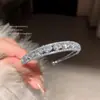 Pulsera Rectangular Europea y Americana Transfronteriza Incrustada con Circonitas, Moderna y Versátil, Adecuada para el Trabajo Diario, con un Diseño de Nicho Elegante y Exquisito, Pulsera de Gama Alta
