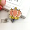 Portatarjeta de Identificación con Insignia Dibujo Animado Hebilla de Fácil Extracción Permiso de Trabajo Hebilla de Fácil Extracción Hebilla Telescópica Cordón con Cable Portatarjetas