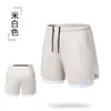 Pantalones Cortos Deportivos para Correr para Hombre al Aire Libre con Bolsa en la Cintura, Pantalones Cortos de Doble Capa de Secado Rápido de Verano, Pantalones Cortos para Correr de Atletismo para el Examen de Ingreso a la Escuela Secundaria