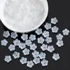 Flor de Peonía de Cristal Flor Colorida de Cinco Pétalos Cadena de Cuentas Accesorios para Joyería DIY Pulsera Pulsera Accesorios de Producto Semi-terminado Materiales