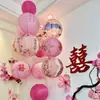Linternas de Doble Felicidad para Bodas, Decoraciones Especiales para la Habitación de Bodas, Accesorios de Linternas Festivas, Adornos y Decoraciones Colgantes Rurales para Dormitorio de Casa Nueva