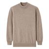 Suéter de cachemira para hombre, primavera y otoño, recién llegado, prenda de primera línea, cuello semialto, manga larga, suéter de punto de cachemira.