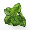 Flores Artificiales Plantas Verdes Plantas de Simulación Plantas en Maceta Arreglo Floral Hojas Decoración de Pared Pared de Plantas Paisajismo Hojas Verdes Chlorophytum Hojas de Monstera
