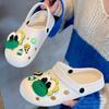 Zapatos de Agujeros Venta al por Mayor Ropa Exterior de Verano para Mujer 2024 Nuevo Antideslizante Fondo Grueso Zapatos de Playa Baotou Medias Pantuflas Puesto de Hombre