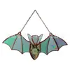 Colgante de Acrílico Estilo Murciélago Colorido de Halloween Transfronterizo Decoración del Hogar Colgante para Decoración de Ventana y Pared